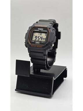 CASIO Original Quartz Men's Digital Wrist Watch F108WH-8A2 Square 43mm